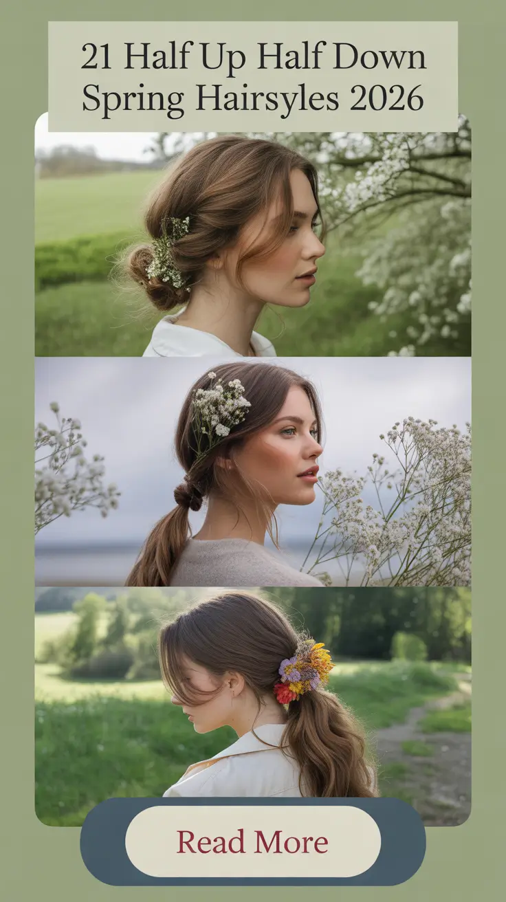 Spring 2026, Hairstyle Trends, Half Up Half Down, Women, Long Hair, Medium Hair, Curly Hair Spring 2026, Hairstyle Trends, Half Up Half Down, Women, Long Hair, Medium Hair, Curly Hair