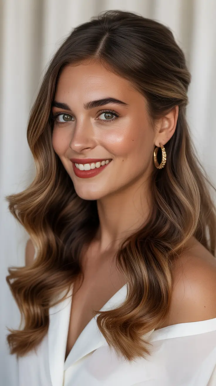 Spring 2026, Hairstyle Trends, Half Up Half Down, Women, Long Hair, Medium Hair, Curly Hair Spring 2026, Hairstyle Trends, Half Up Half Down, Women, Long Hair, Medium Hair, Curly Hair