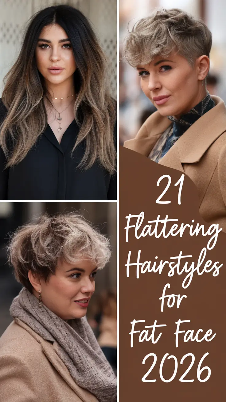 Stylish Haircuts, Round Faces