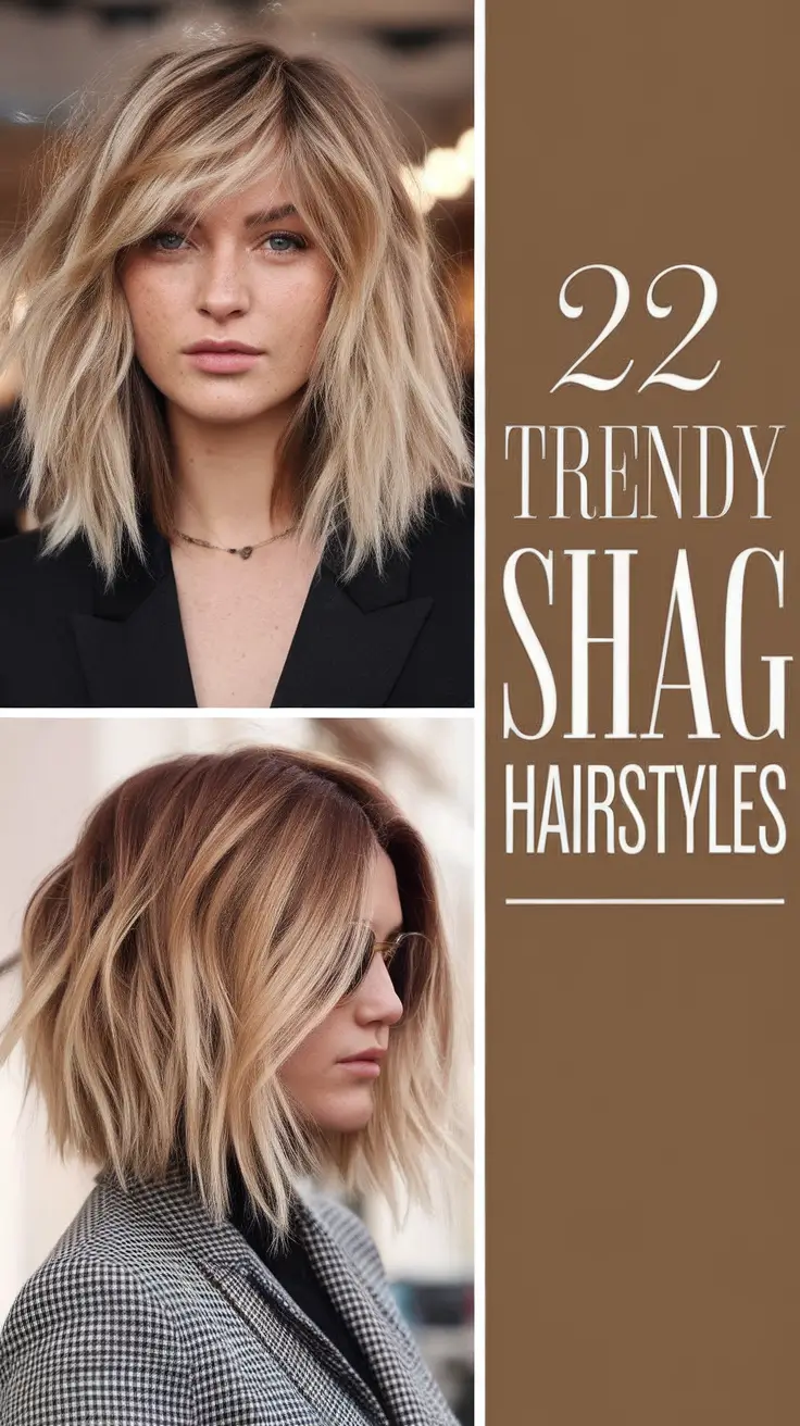 Modern Shag, Stylish Layered