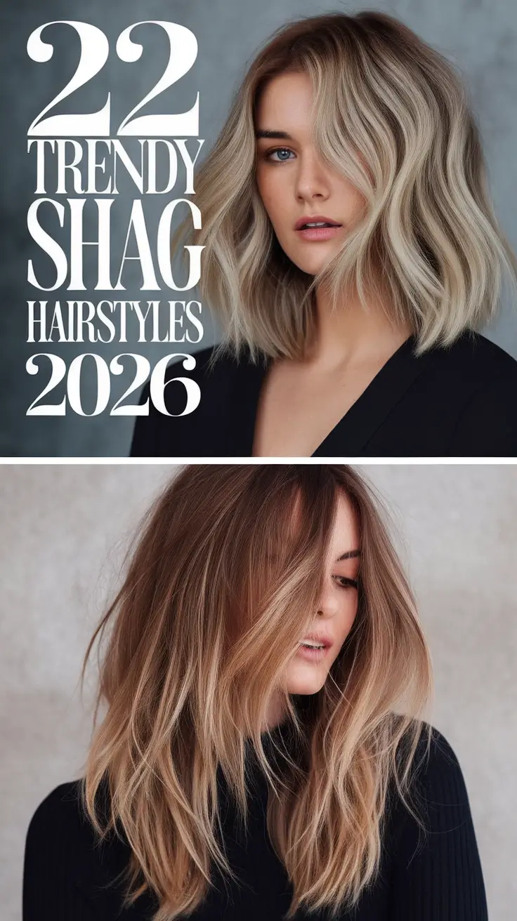 Modern Shag, Stylish Layered