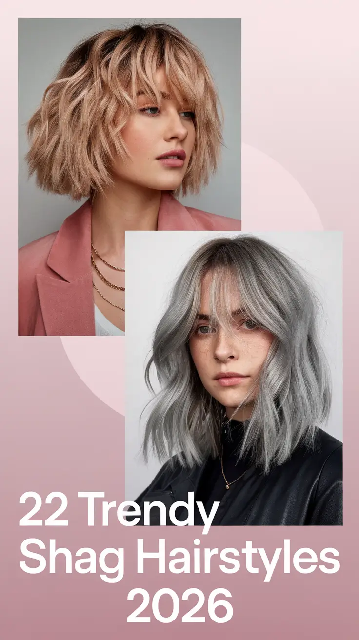 Modern Shag, Stylish Layered