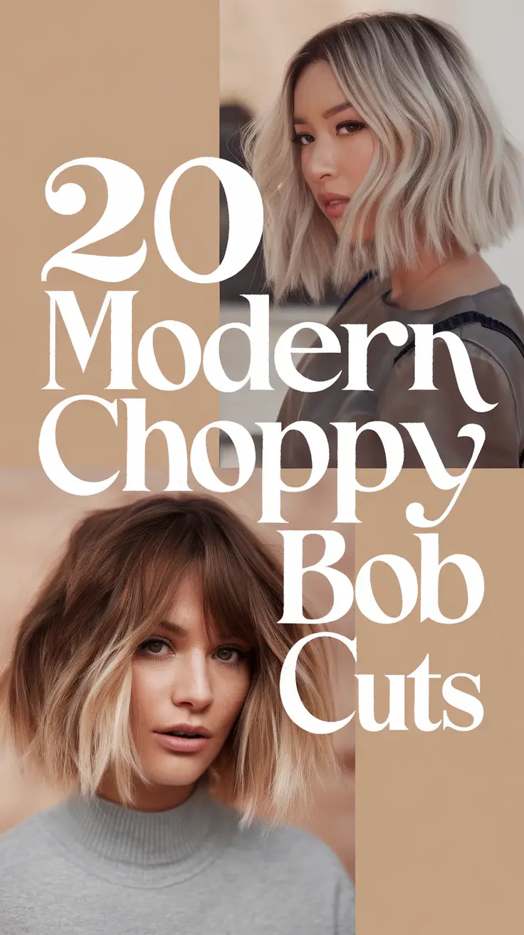 Contemporary, Choppy Bob