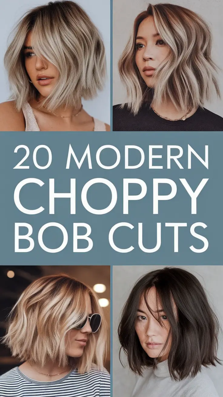 Contemporary, Choppy Bob