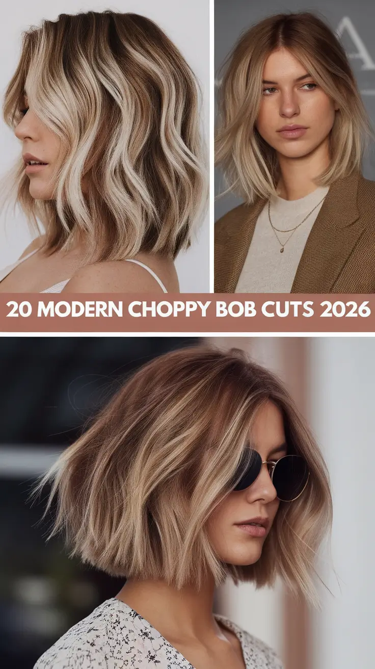 Contemporary, Choppy Bob