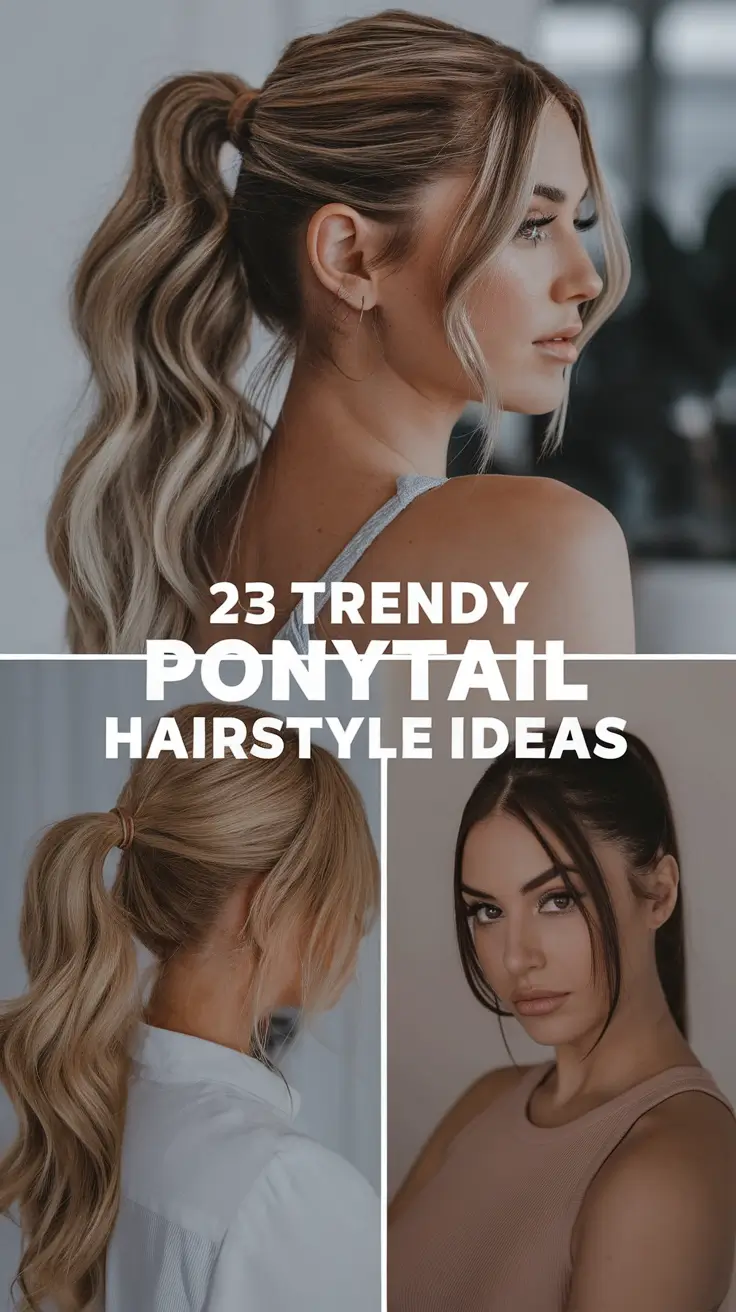 Sleek, Modern, Ponytail