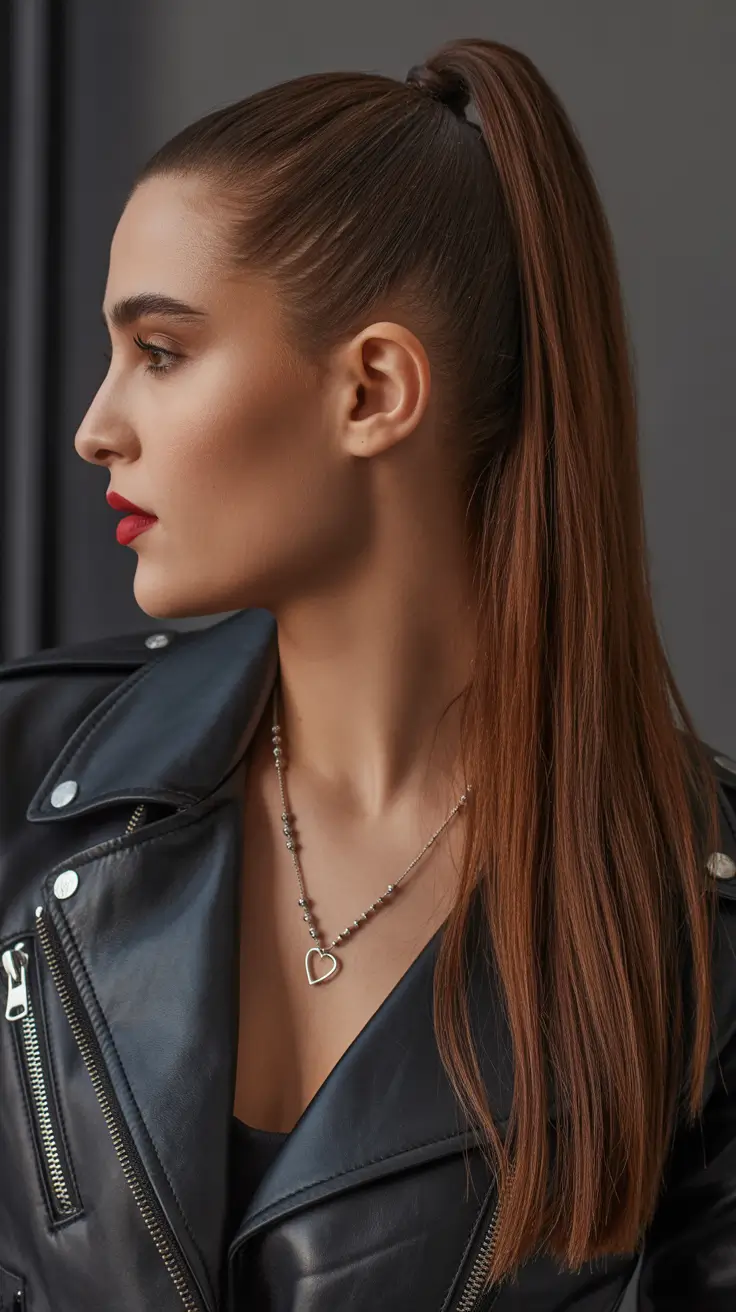 Sleek, Modern, Ponytail