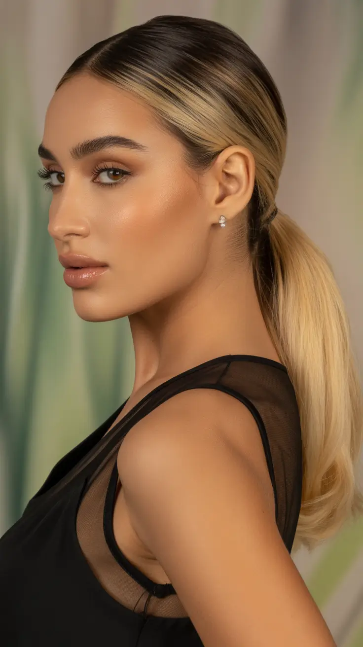 Sleek, Modern, Ponytail