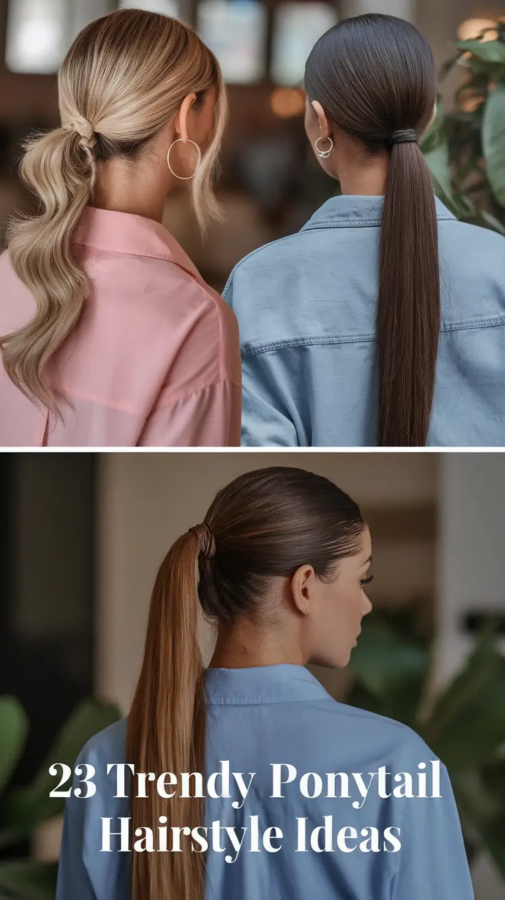 Sleek, Modern, Ponytail