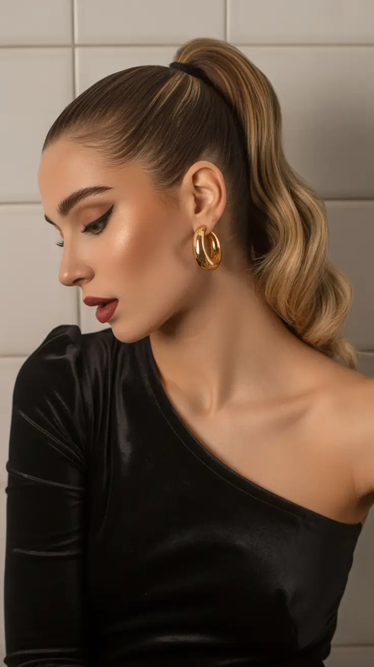 Sleek, Modern, Ponytail