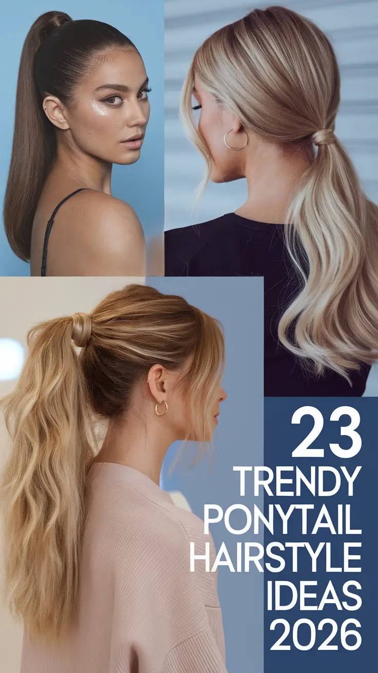 Sleek, Modern, Ponytail