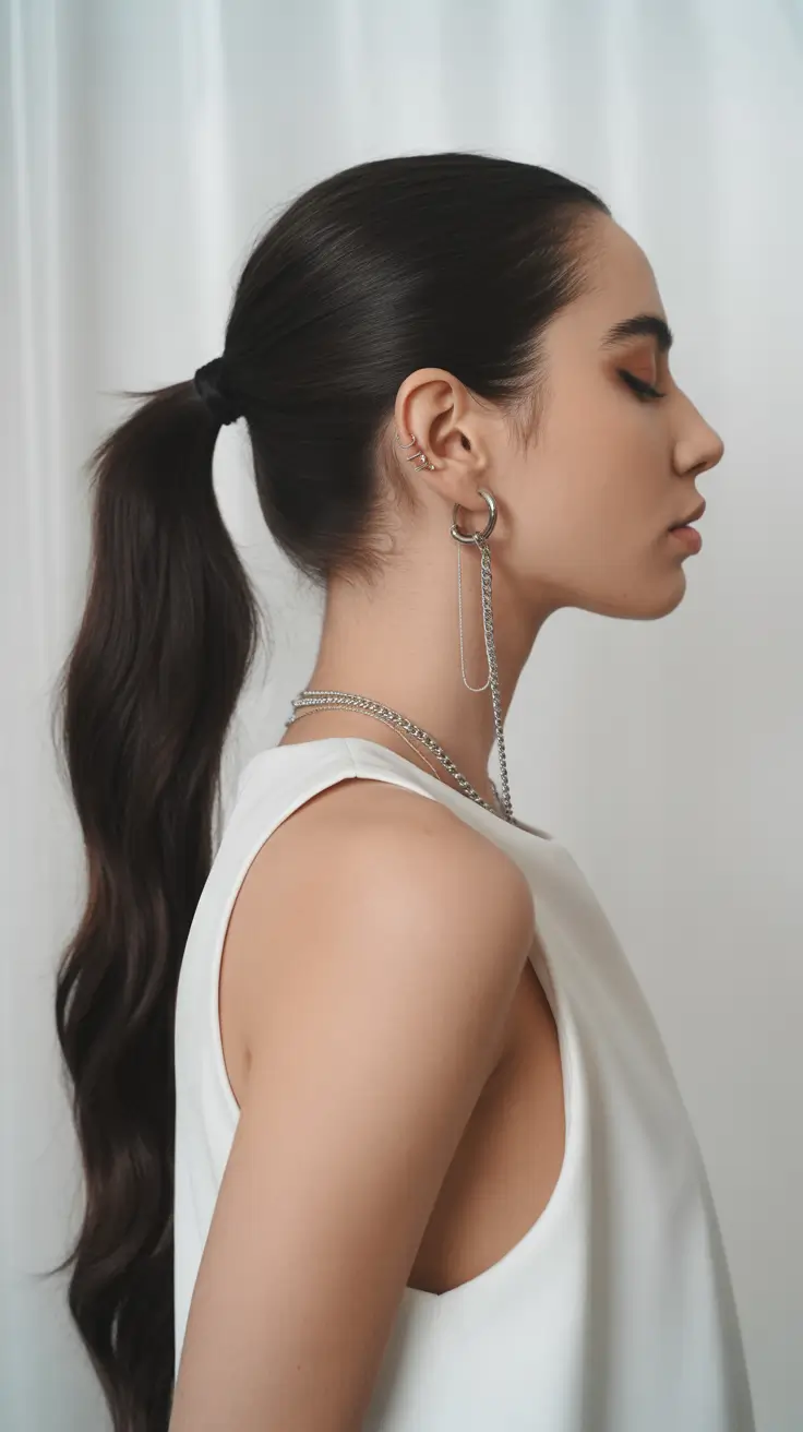 Sleek, Modern, Ponytail