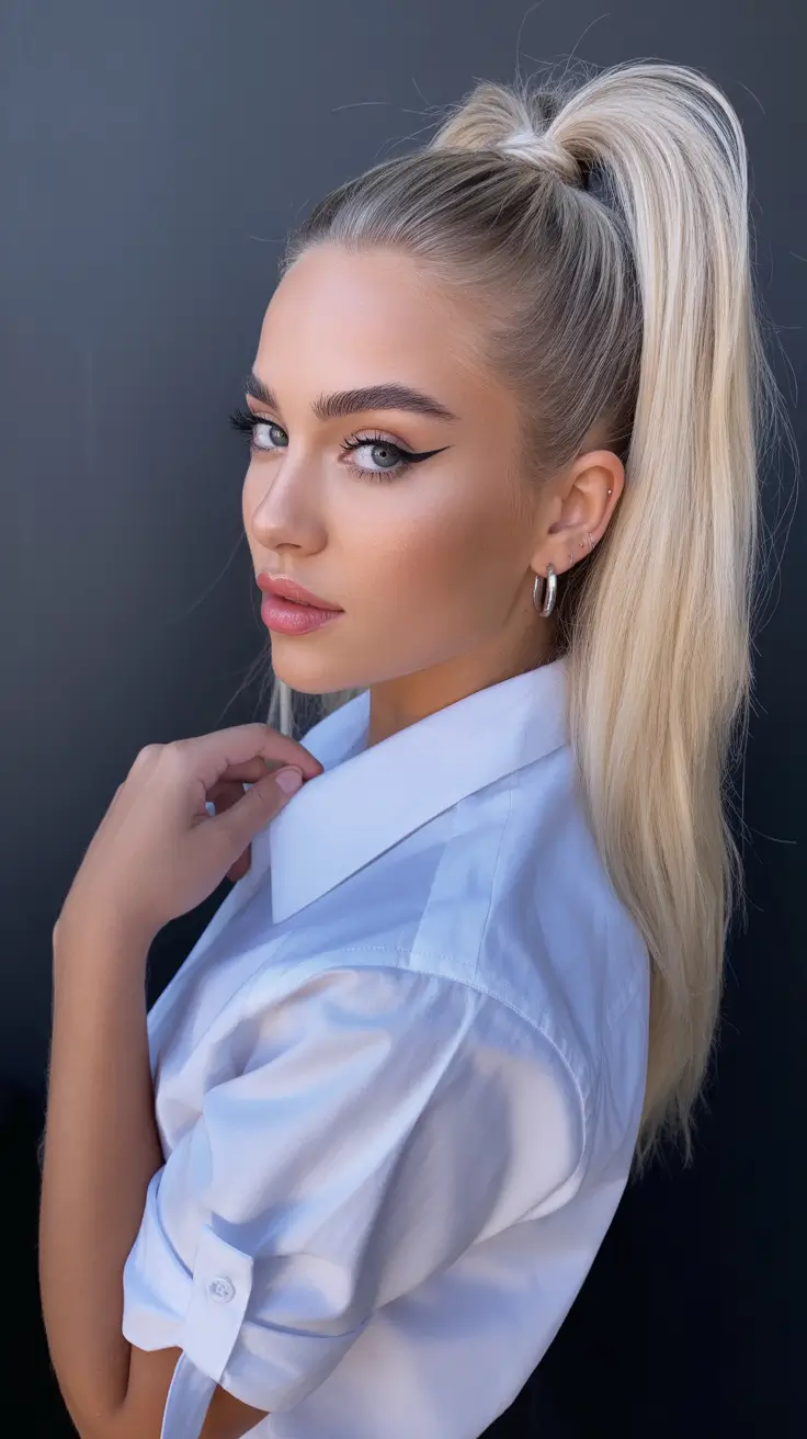 Sleek, Modern, Ponytail