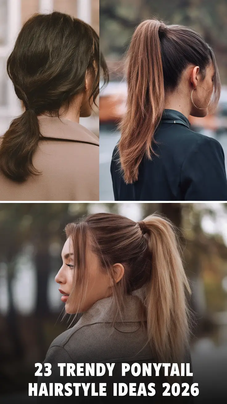 Sleek, Modern, Ponytail