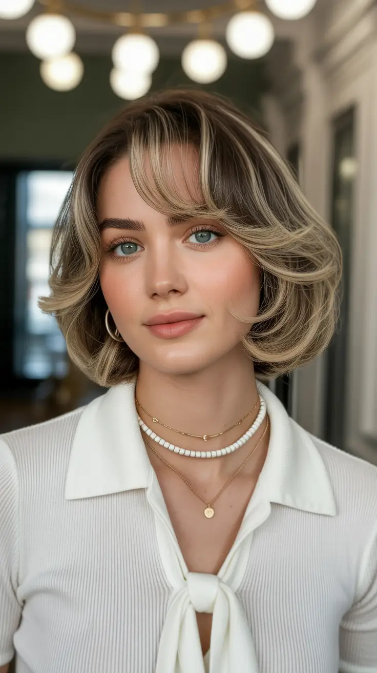 Top Hairstyles, Round Faces, Layered Bobs Top Hairstyles, Round Faces, Layered Bobs