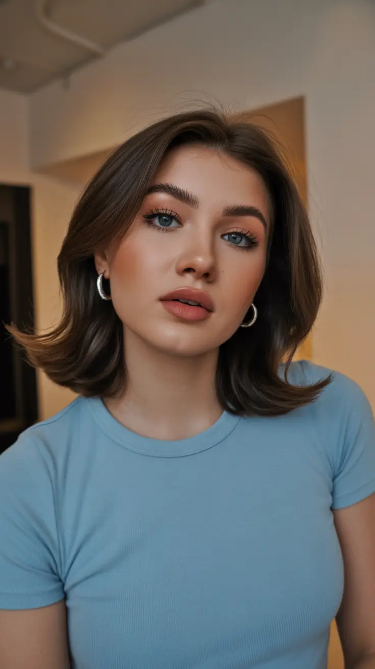 Top Hairstyles, Round Faces, Layered Bobs Top Hairstyles, Round Faces, Layered Bobs