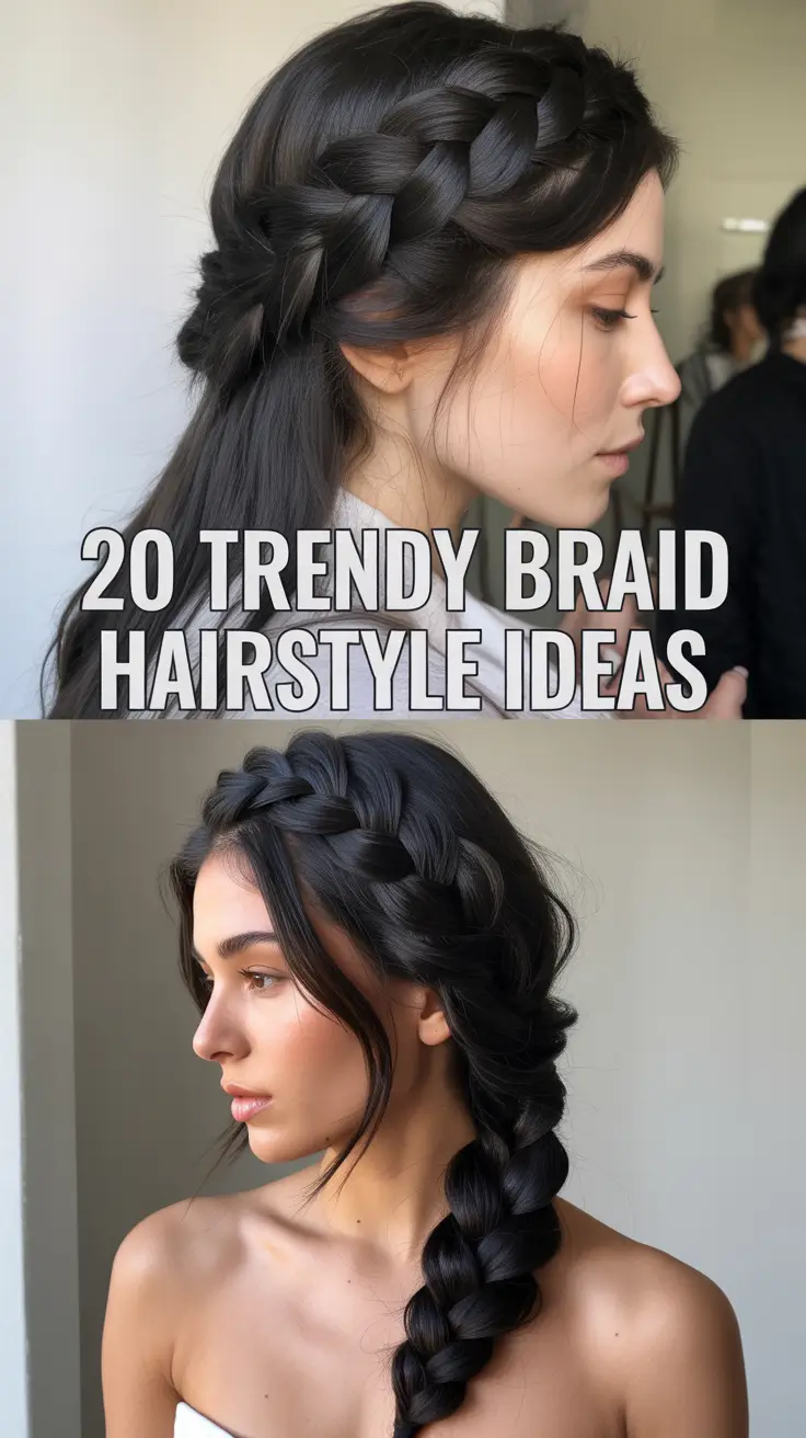 Braid Hairstyle, Trendy Look