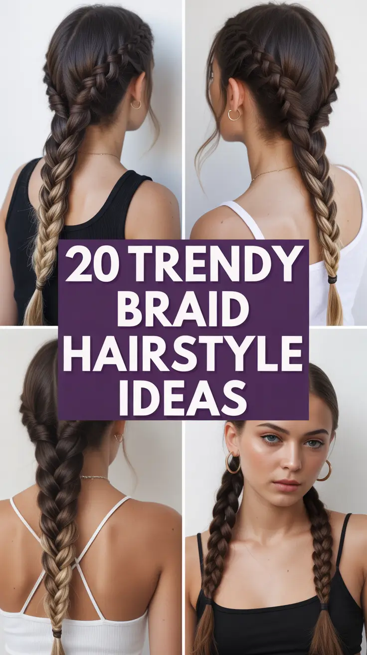 Braid Hairstyle, Trendy Look