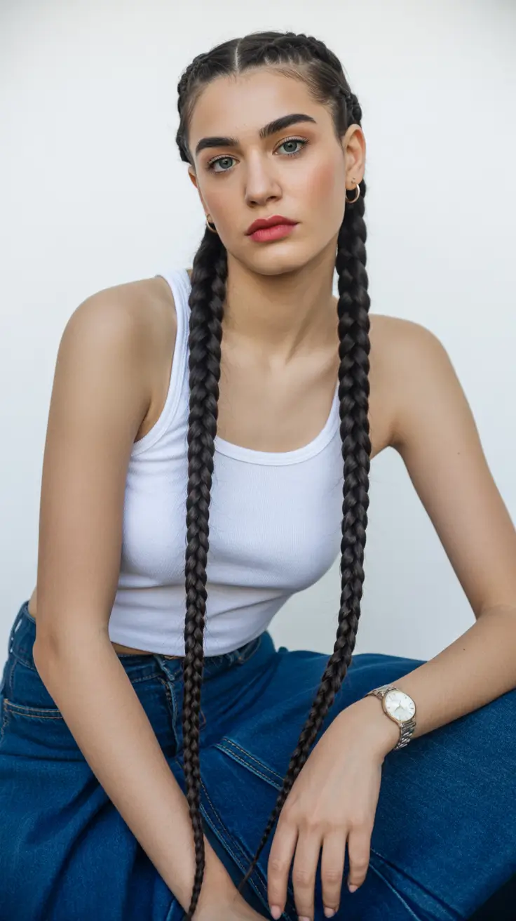 Braid Hairstyle, Trendy Look