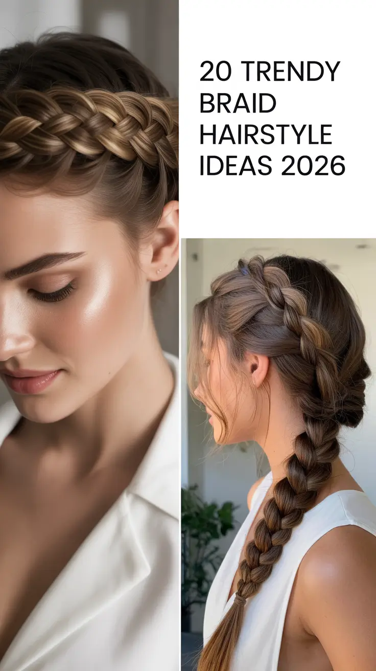Braid Hairstyle, Trendy Look