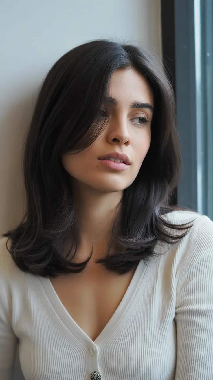 Medium Haircut, Layered Styles