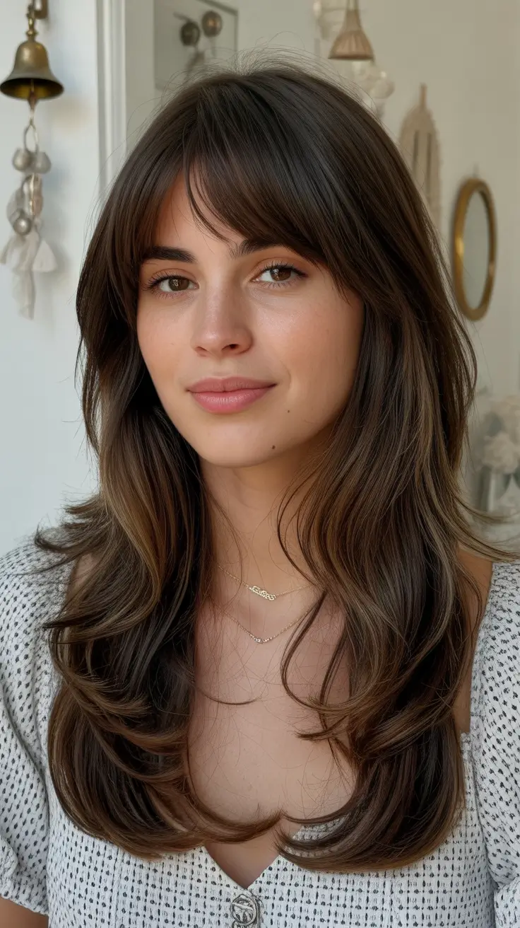 Medium Haircut, Layered Styles