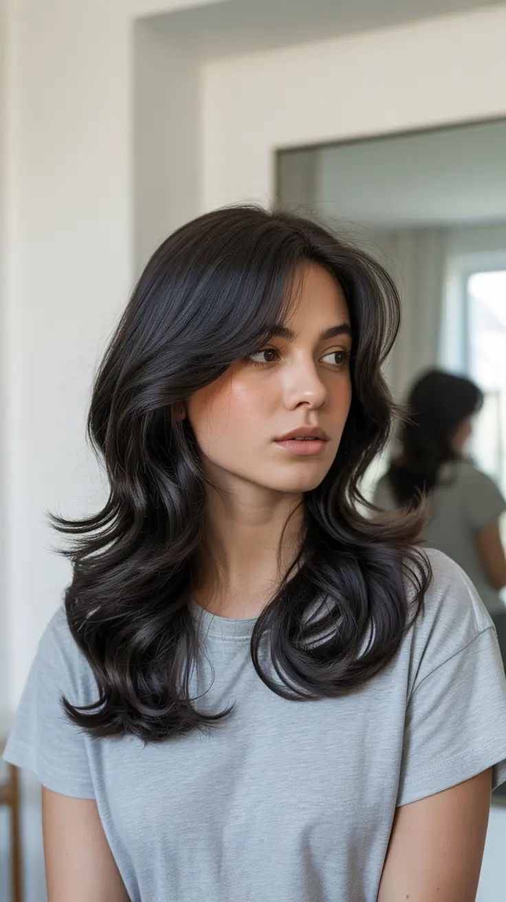 Medium Haircut, Layered Styles
