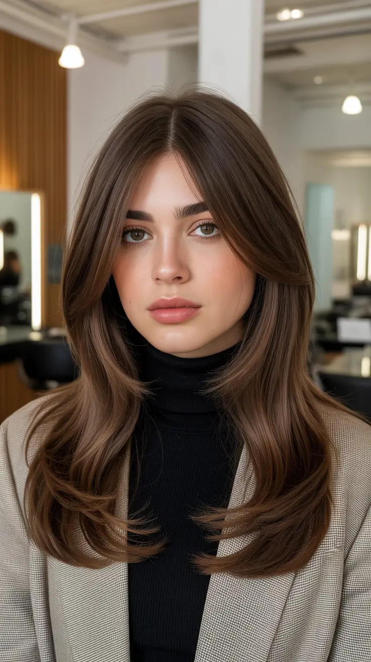 Medium Haircut, Layered Styles