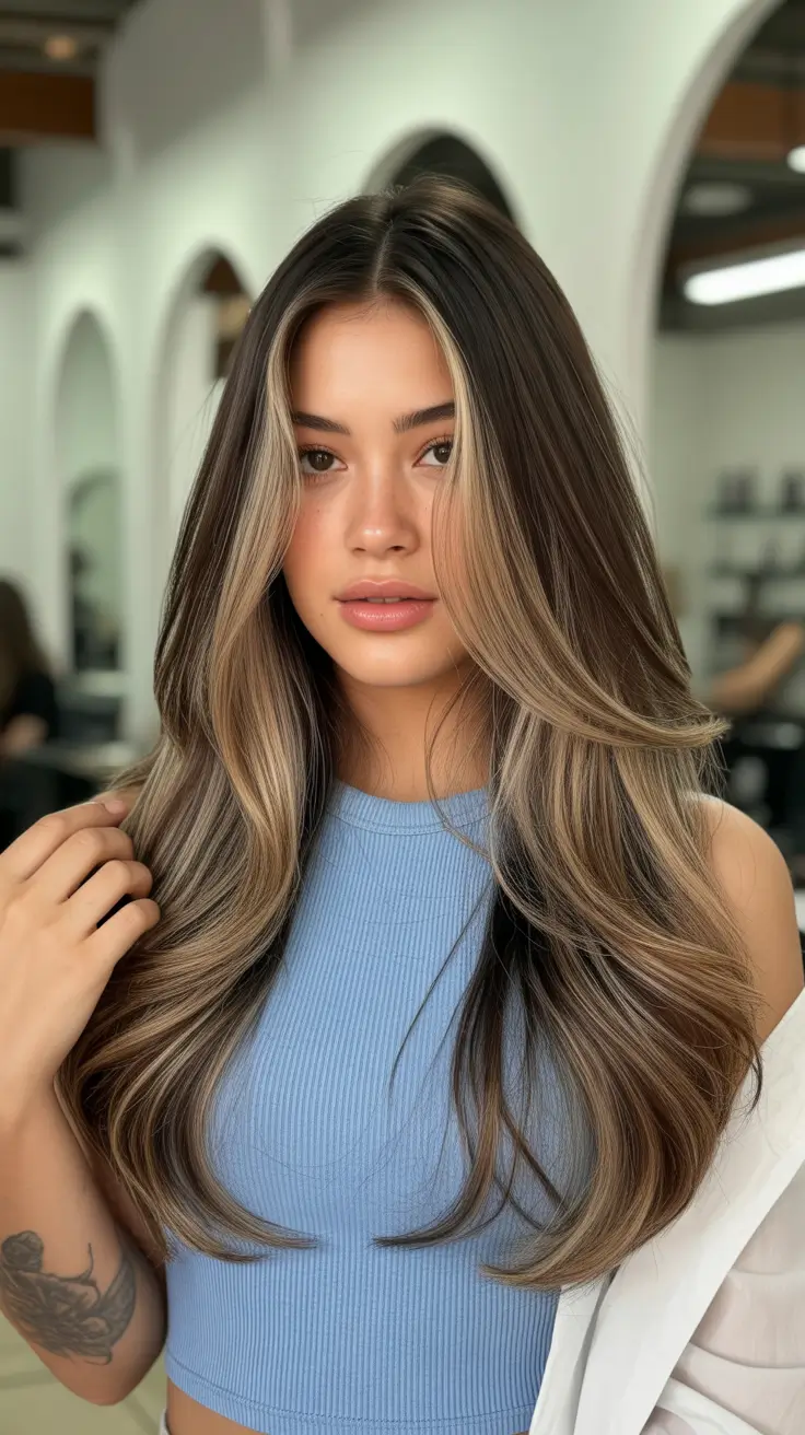 Medium Haircut, Layered Styles