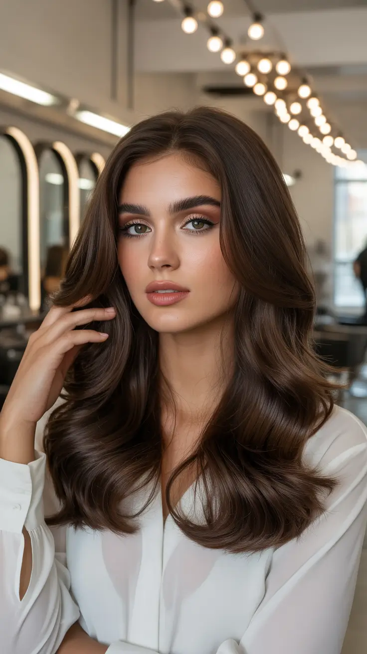 Medium Haircut, Layered Styles