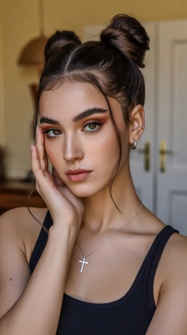 Modern, Medium, Hairstyles