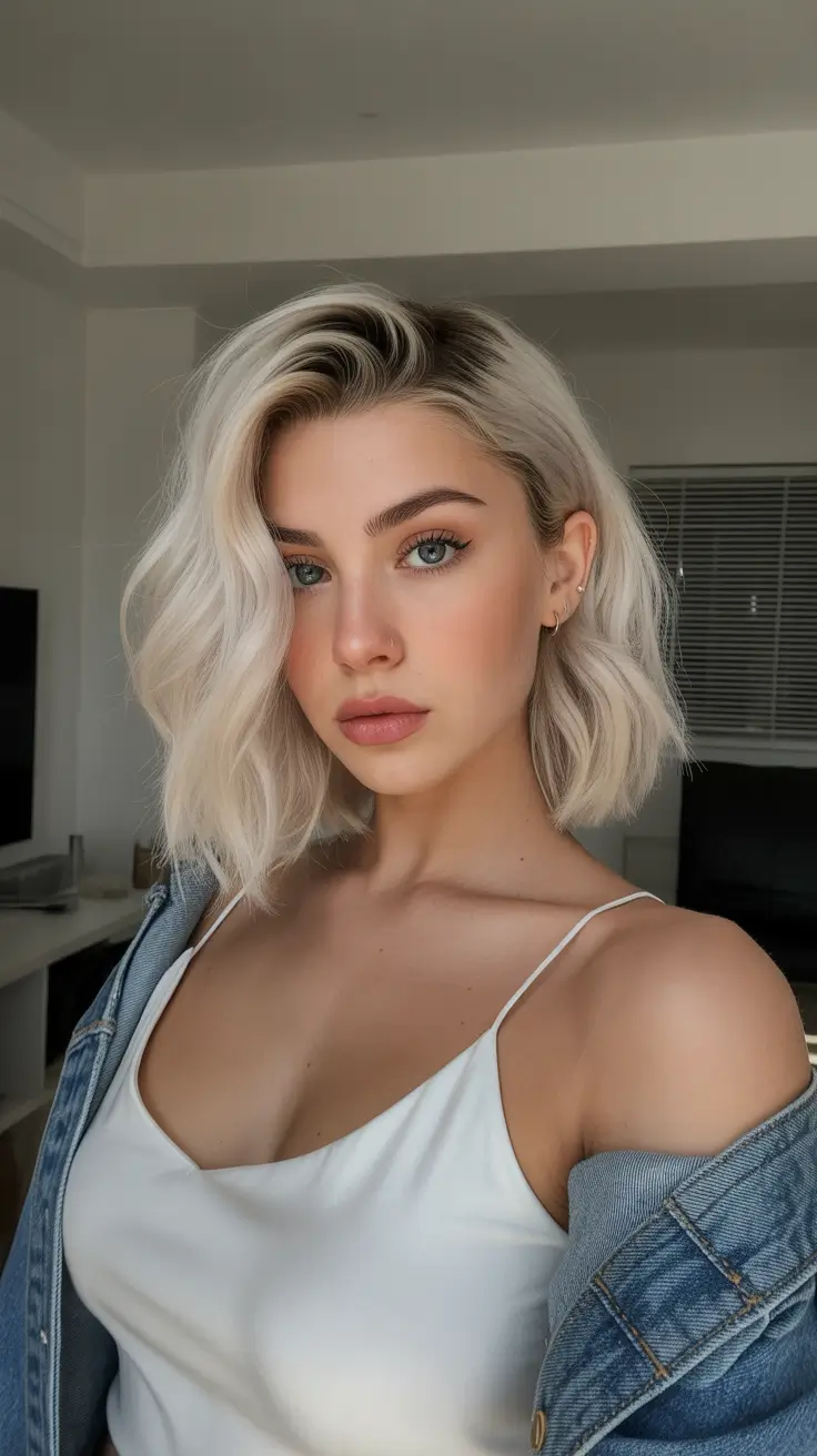 Modern, Medium, Hairstyles