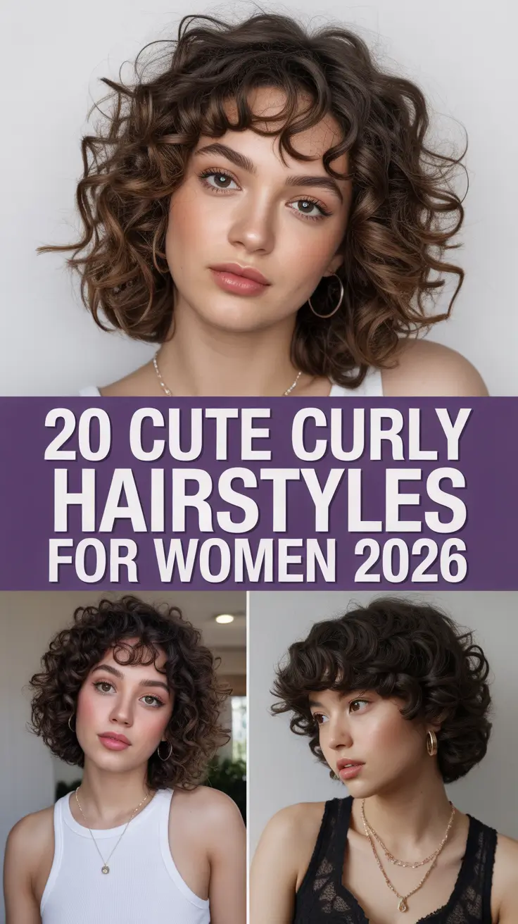 Elegant, Curly, MediumLength