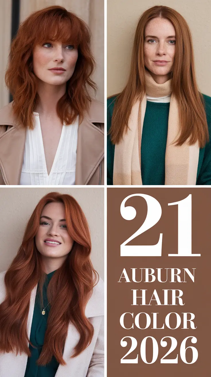 Trendy Auburn Hair Color