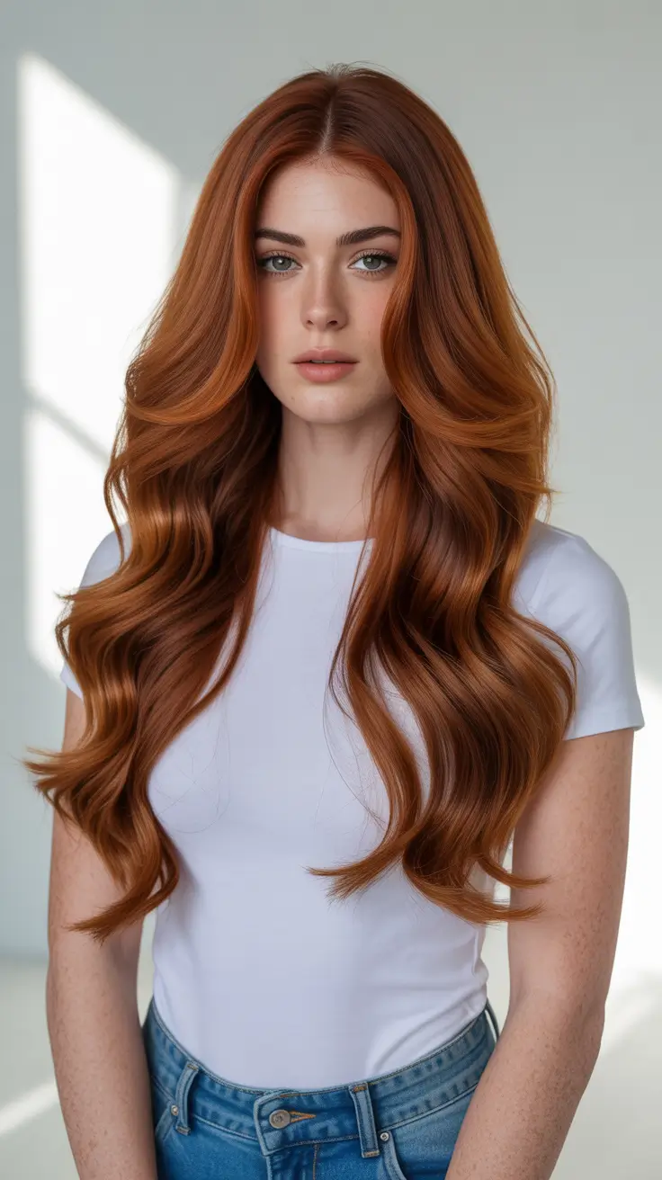 Trendy Auburn Hair Color