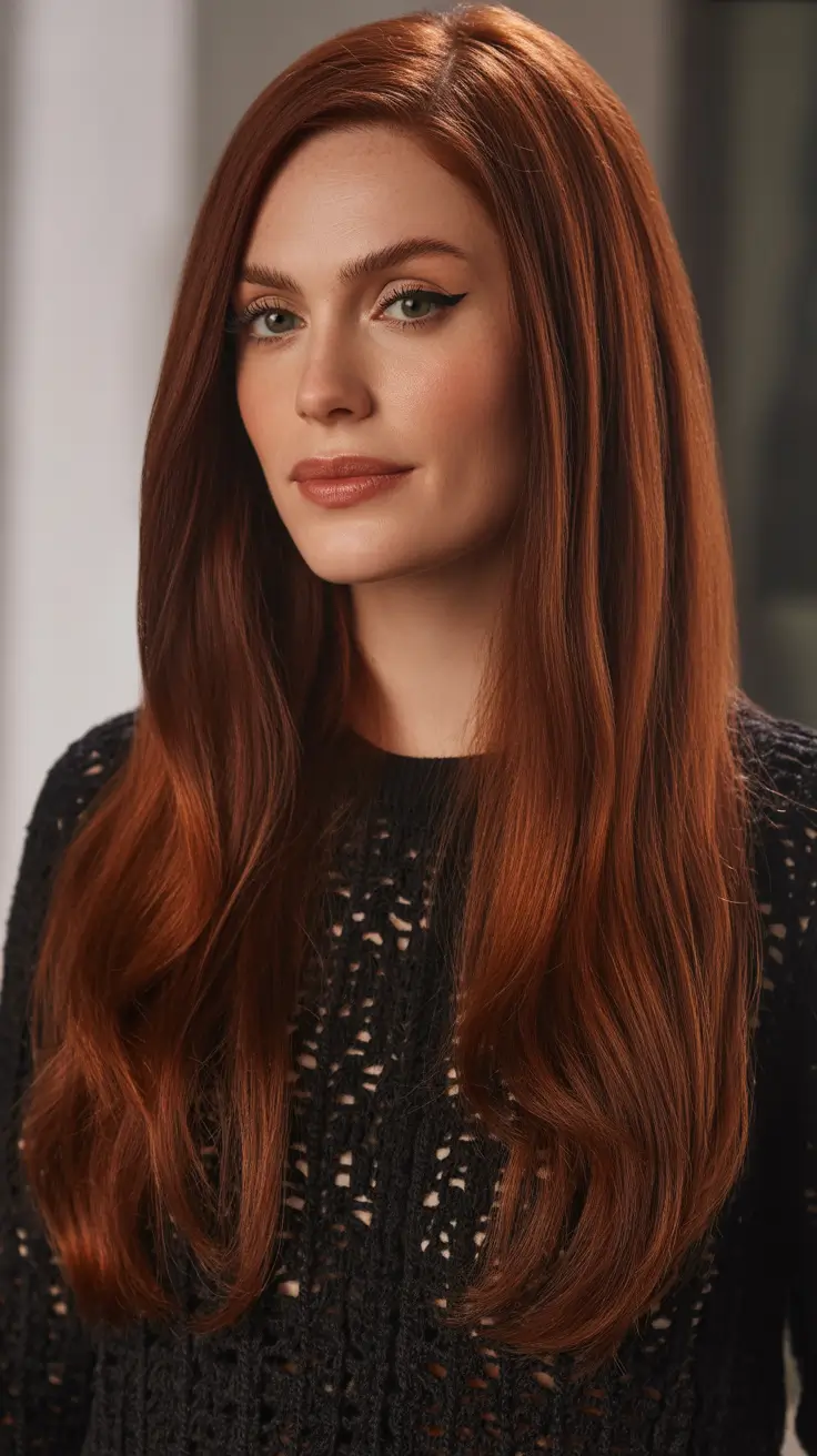Trendy Auburn Hair Color
