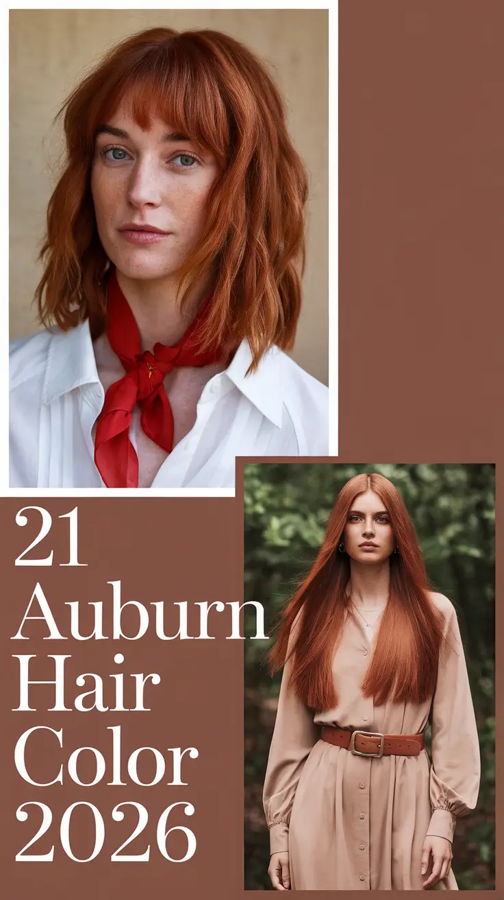 Trendy Auburn Hair Color