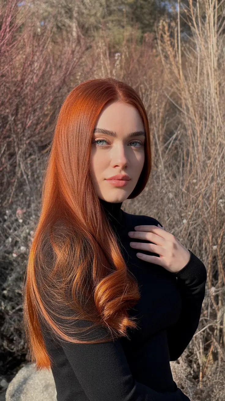 Trendy Auburn Hair Color