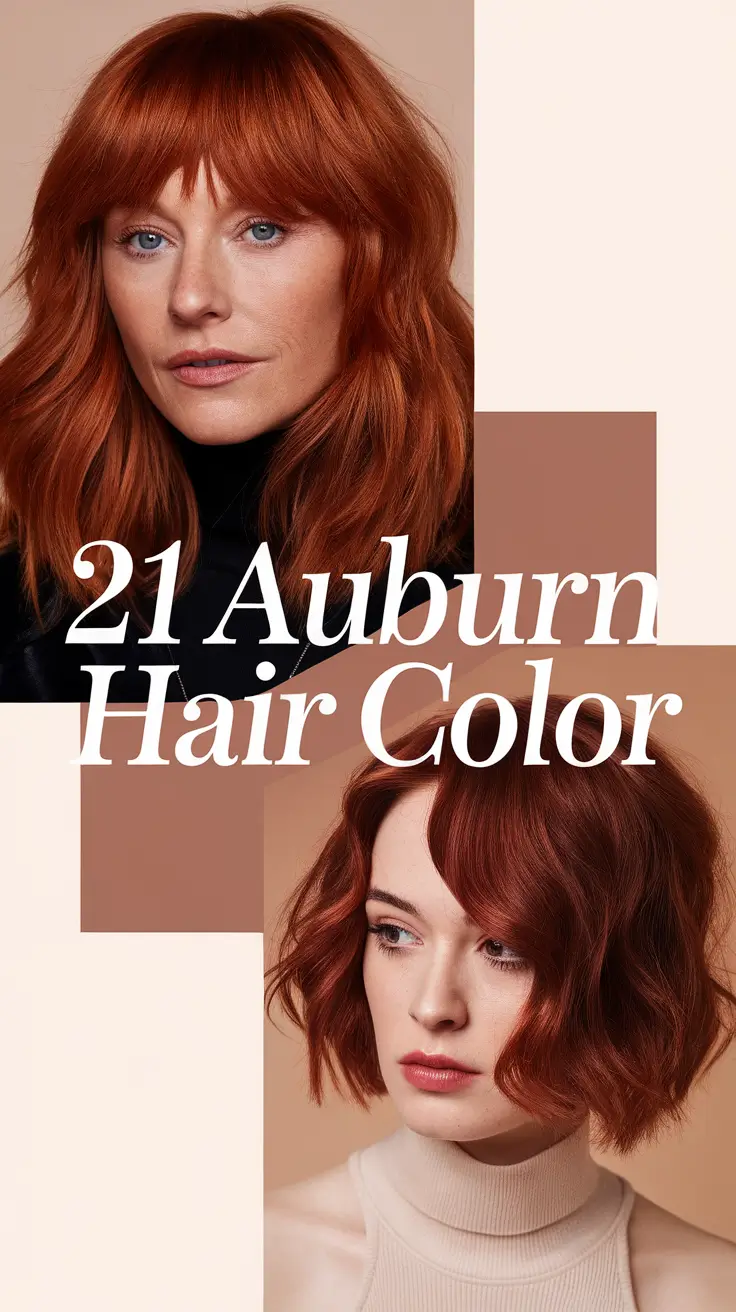 Trendy Auburn Hair Color