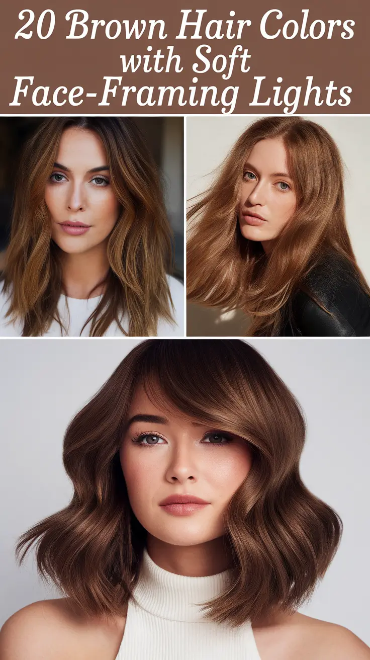 Brown Hair, FaceFraming Highlights