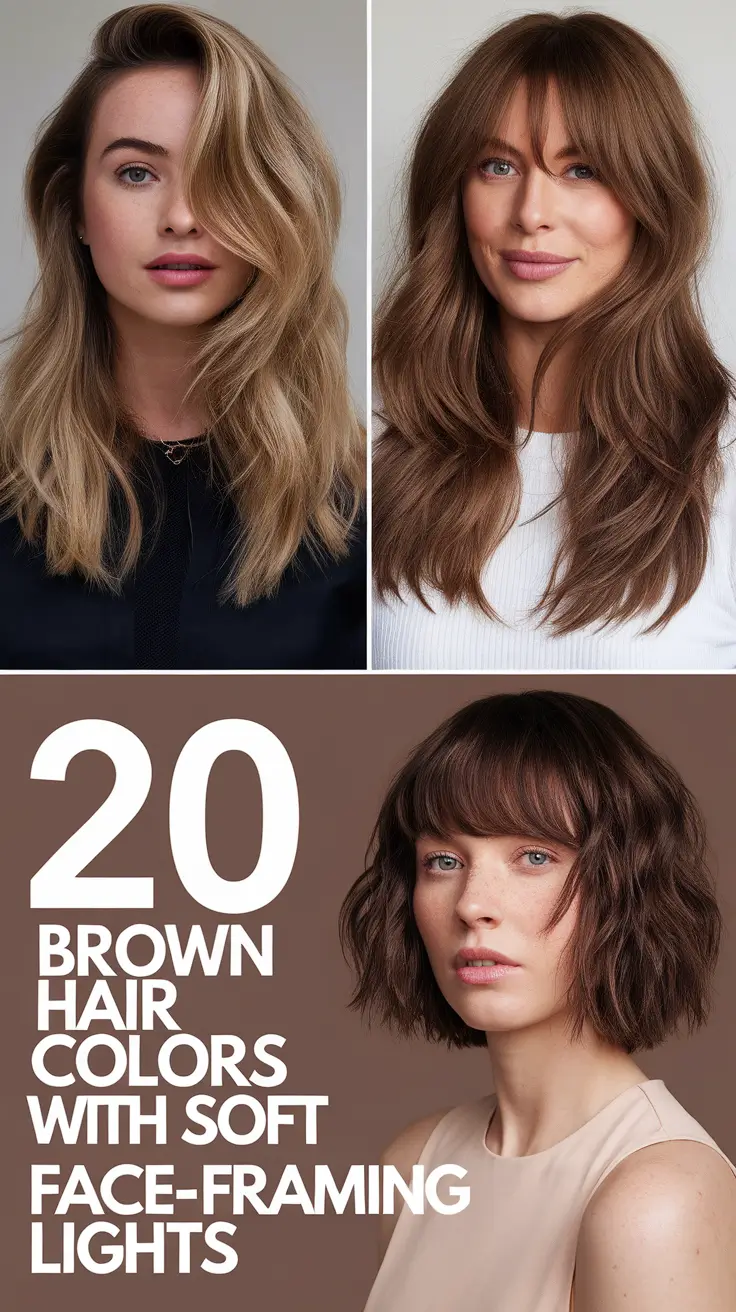 Brown Hair, FaceFraming Highlights