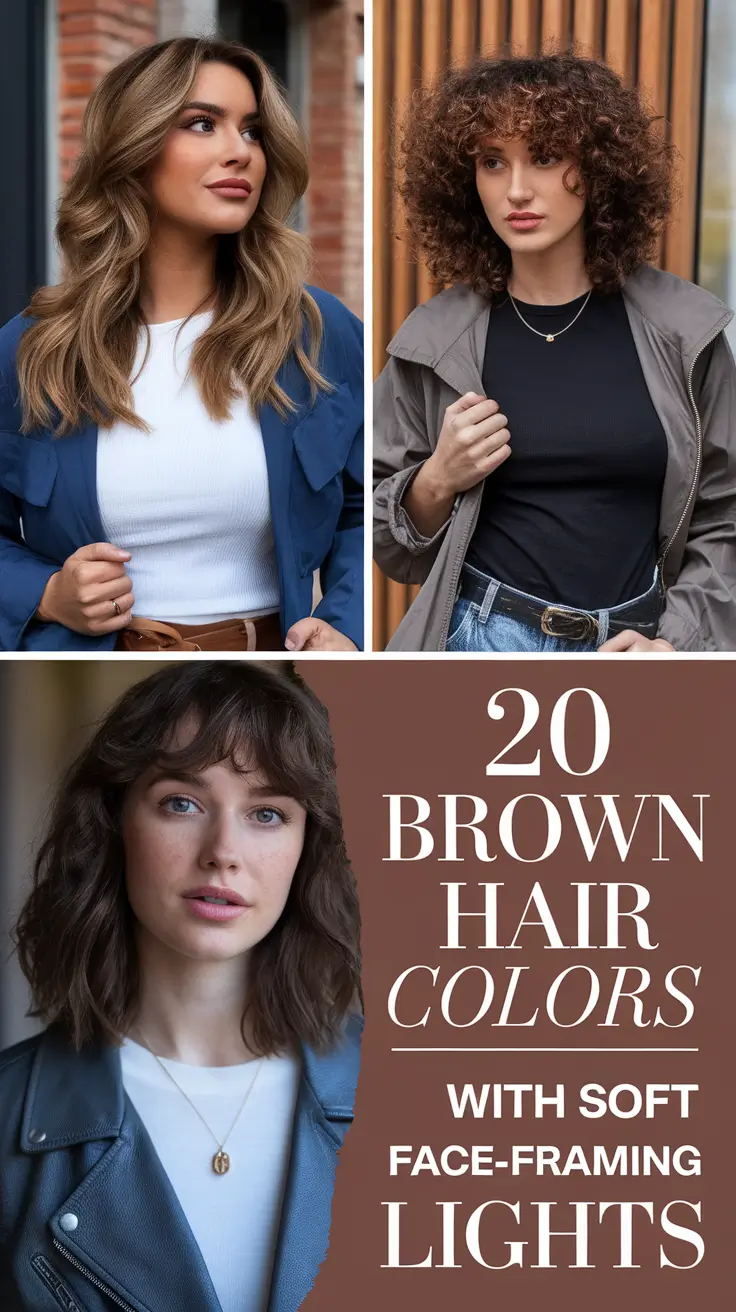 Brown Hair, FaceFraming Highlights