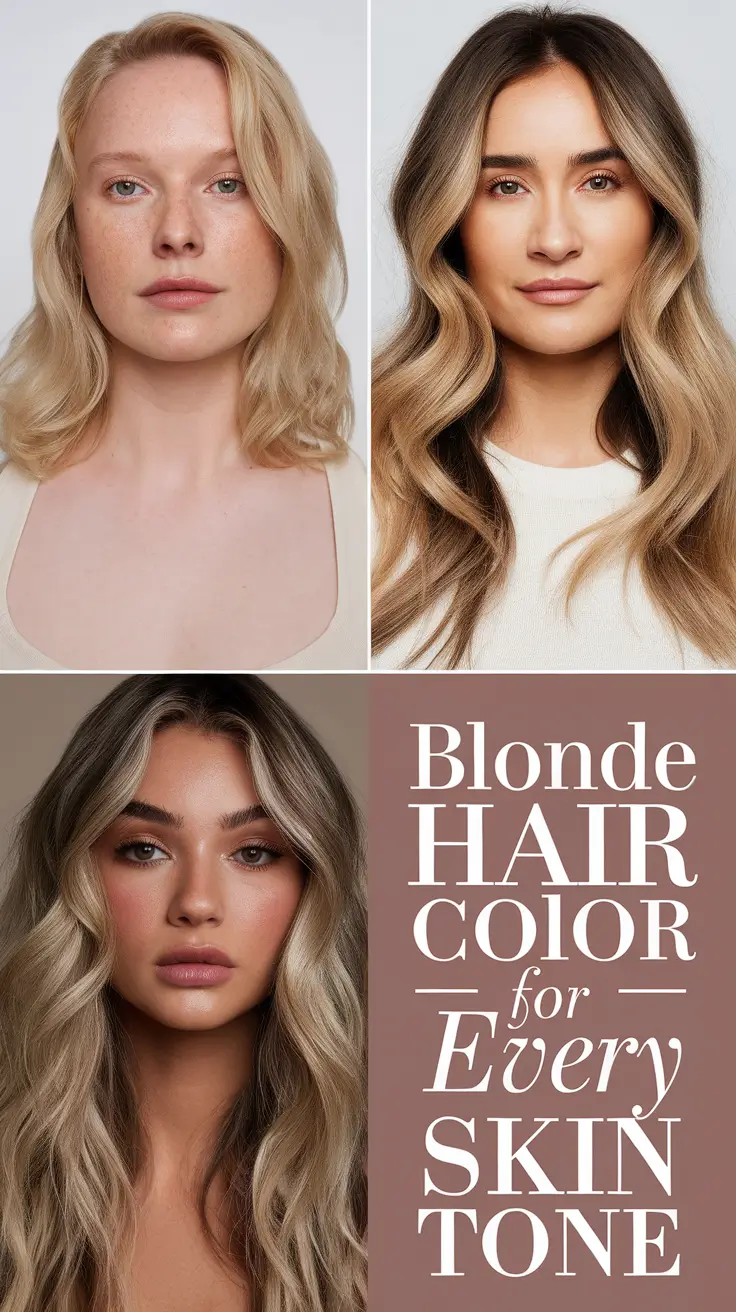 Blonde Hair Color, Skin Tones