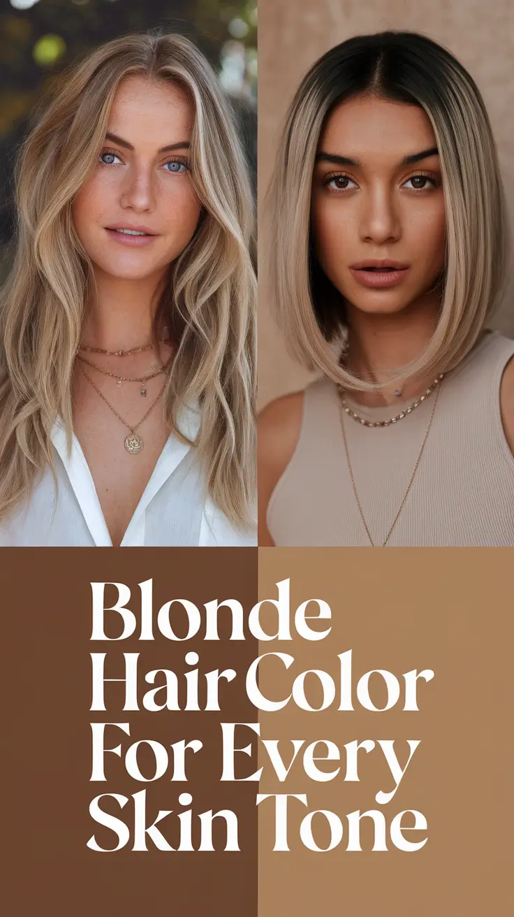 Blonde Hair Color, Skin Tones