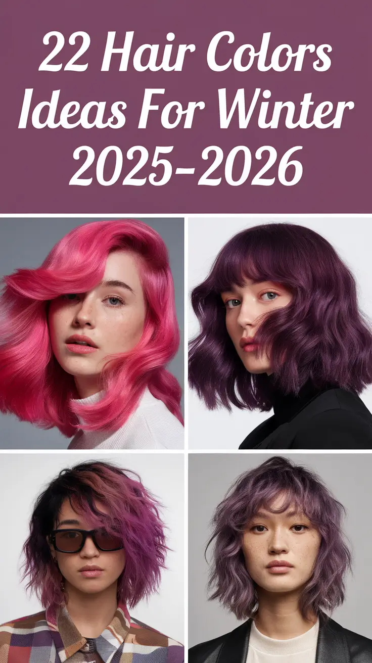 Winter Hair Color Trends, Stylish Shades, Experiment Winter Hair Color Trends, Stylish Shades, Experiment