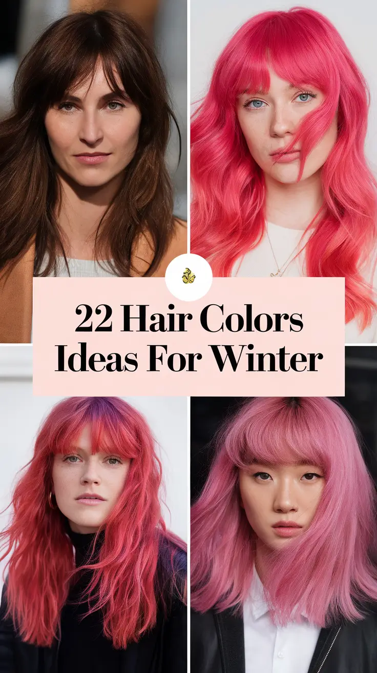 Winter Hair Color Trends, Stylish Shades, Experiment Winter Hair Color Trends, Stylish Shades, Experiment