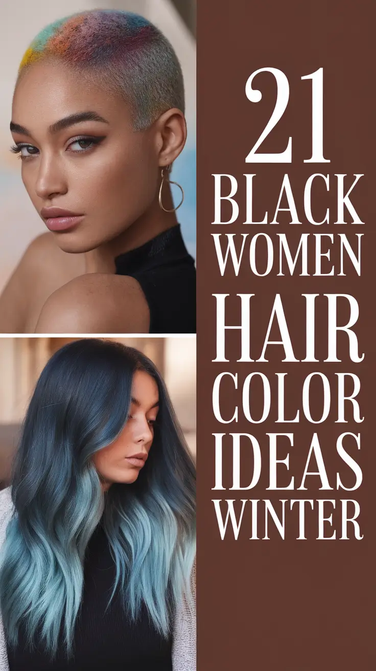 Winter, Hair Color, Black Women