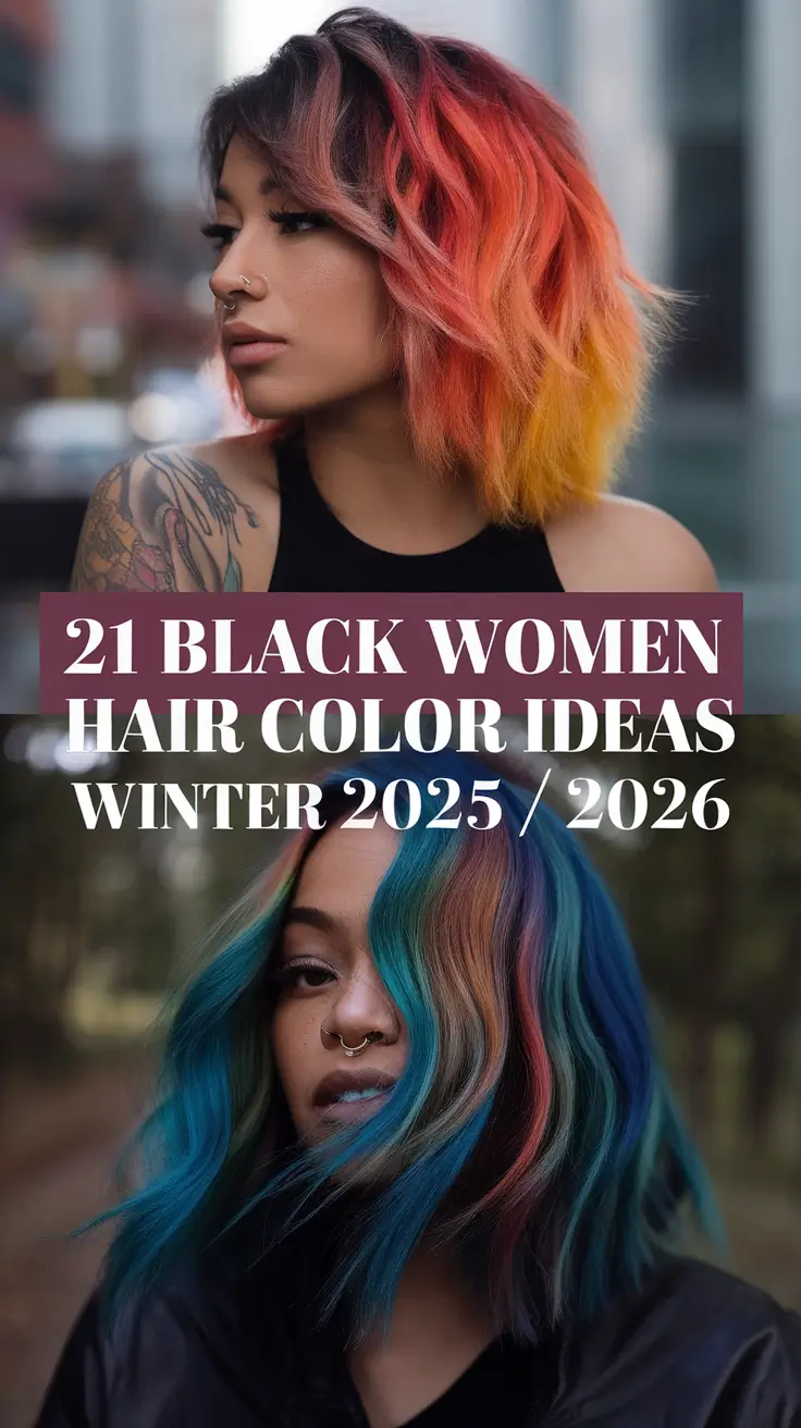 Winter, Hair Color, Black Women