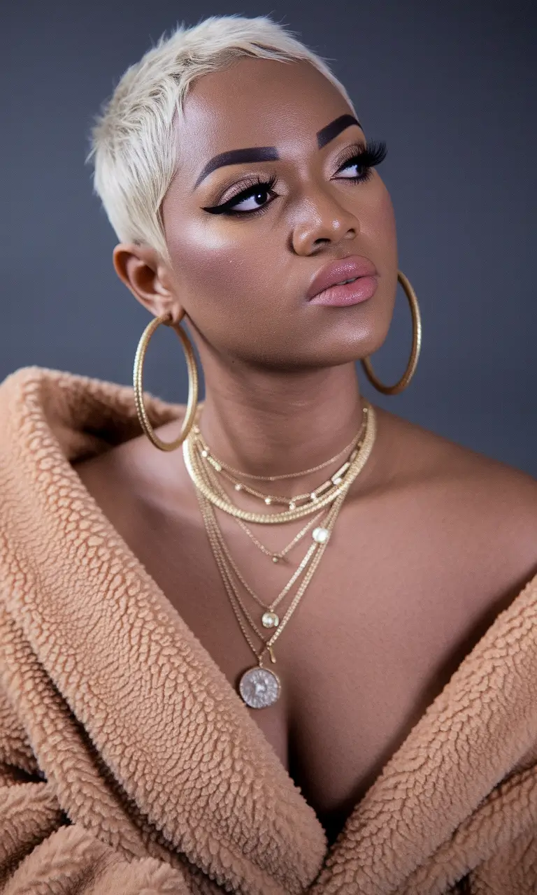 Winter, Hair Color, Black Women