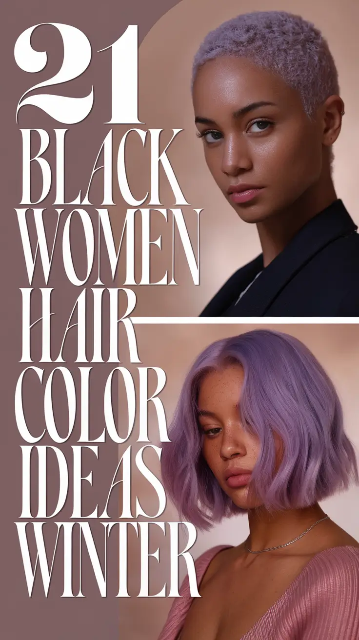 Winter, Hair Color, Black Women